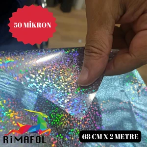 Kendinden Yapışkanlı Dekoratif Hologram 50 Micron