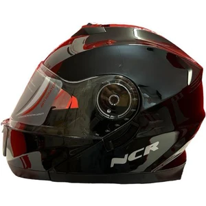Çene Açılır Güneş Vizörlü Kask