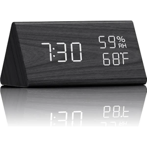 Dijital Çalar Saat Elektronik LED Zaman Göstergesi 3 Alarm Ayarı (Yurt Dışından)