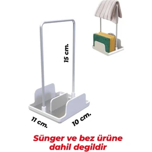 BULAŞIK SÜNGERi VE YIKAMA BEZİ STANDI-TEPSİSİ, MUTFAK ORGANİZERİ