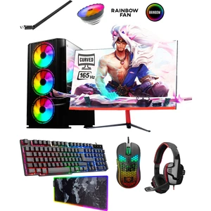 Similar X10 Ryzen 5 3600 32GB Ram 512GB SSD RX580 8gb 23.6  Curved Monitörlü Oyun Pc
