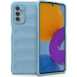 Seashell Digital Samsung Galaxy M52 Için 5g Tpu Şok Geçirmez Anti-Slip Phone Kılıfı Kesin Kesim Kamera Koruma Guardian-Baby Mavi (Yurt Dışından)