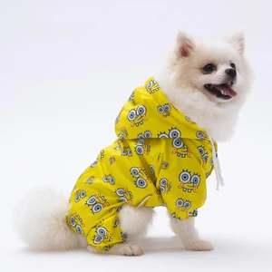 Sungerbob Tulum Yağmurluk  Köpek Kıyafeti  Köpek Yağmurluğu