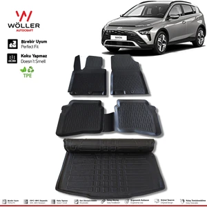 Hyundai Bayon Paspas Bagaj Havuzu Set 2021 Sonrası 3D Ultraflex Set