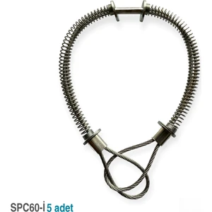 SPC60-İ Whip Check Safety Cables Hortum Tutucu 316 Inox 5 Adet