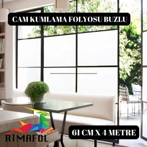 Cam Kumlama Folyosu Buzlu Cam filmi 61CMX4METRE