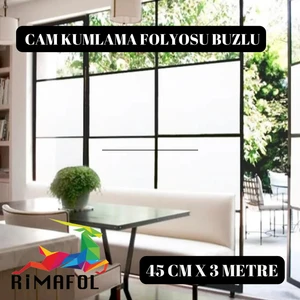Cam Kumlama Folyosu Buzlu Cam filmi 45CMX3METRE