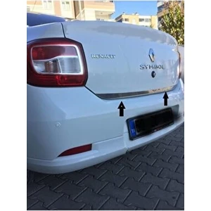 Ebal Oto Renault Clio 4 Symbol Krom Alt Bagaj Çıtası 2013 Üzeri P.çelik