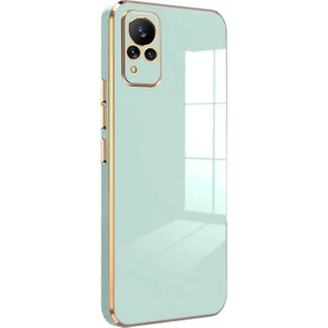Vivo V21 Kılıf Olive Plated Yeşil