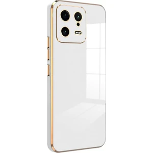 Xiaomi Mi 13 Pro Kılıf Olive Plated Beyaz