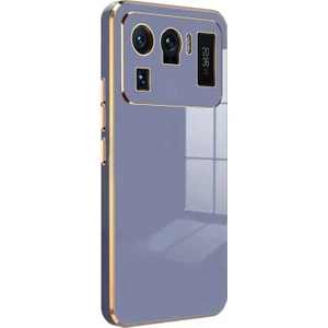 Xiaomi Mi 11 Ultra Kılıf Olive Plated Lavanta Grisi