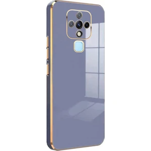 Tecno Camon 16 Kılıf Olive Plated Lavanta Grisi