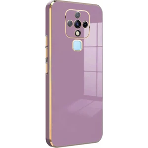 Tecno Camon 16 Kılıf Olive Plated Lila