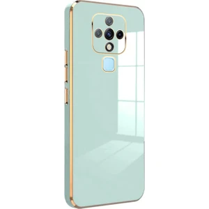 Tecno Camon 16 Kılıf Olive Plated Yeşil
