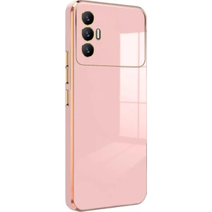 Tecno Spark 8 Pro Kılıf Olive Plated Pembe