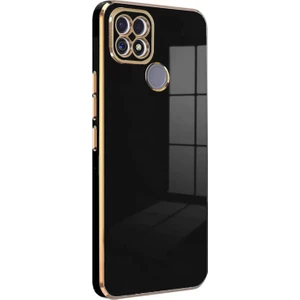 Realme C25 Kılıf Olive Plated Siyah