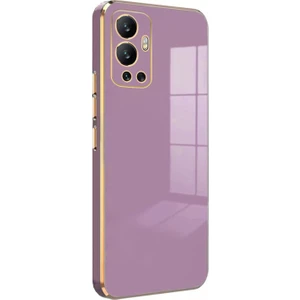 Infinix Hot 12 Kılıf Olive Plated Lila