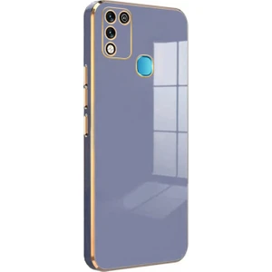 Infinix Hot 10 Play Kılıf Olive Plated Lavanta Grisi