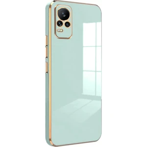 Vivo V21E Kılıf Olive Plated Yeşil
