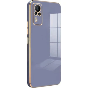 Vivo Y51 Kılıf Olive Plated Lavanta Grisi