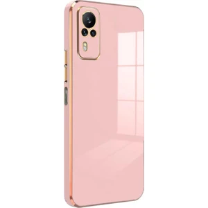 Vivo Y31 Kılıf Olive Plated Pembe
