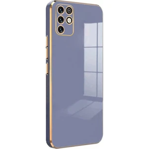 Infinix Note 10 Kılıf Olive Plated Lavanta Grisi