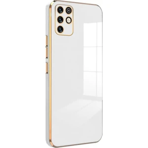 Infinix Note 10 Kılıf Olive Plated Beyaz