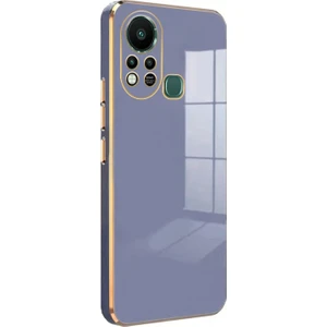 Infinix Hot 11S Kılıf Olive Plated Lavanta Grisi