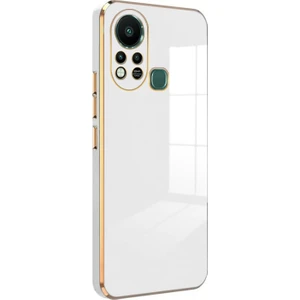 Infinix Hot 11S Kılıf Olive Plated Beyaz