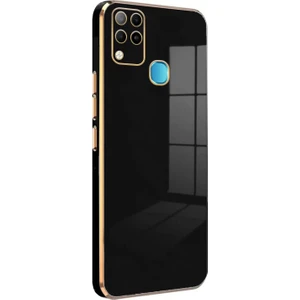Infinix Hot 10T Kılıf Olive Plated Siyah