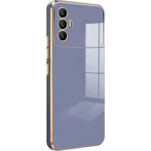 Tecno Spark 8 Pro Kılıf Olive Plated Lavanta Grisi