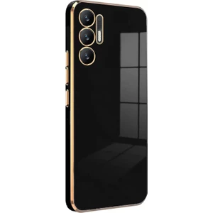 Tecno Pova 3 Kılıf Olive Plated Siyah