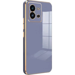 Vivo V25 5g Kılıf Olive Plated Lavanta Grisi