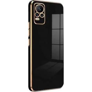 Vivo V21E Kılıf Olive Plated Siyah