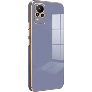 Vivo V21 Kılıf Olive Plated Lavanta Grisi