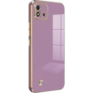 Realme C11 2021 Kılıf Olive Plated Lila
