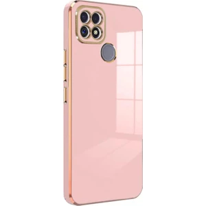Realme C25 Kılıf Olive Plated Pembe