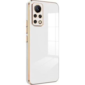 Infinix Note 11 Pro Kılıf Olive Plated Beyaz