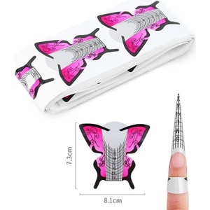 Nail Master Kelebek Kağıt Şablon 50 Adet