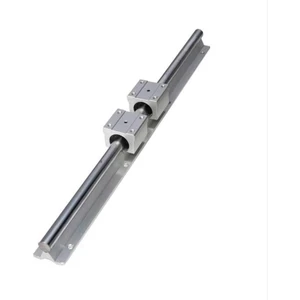 Lineer Raylar ve Rulmanlar, 1 Adet Lineer Kılavuz Rayı 500MM +2 Adet Lineer Rulman 12MM Slayt Blokları SBR12UU (Yurt Dışından)
