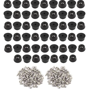 52PCS Kesme Tahtası Için Lastik Ayaklar (0.31X0.59INCH) Sandalyeler ve Diğer Mobilyalar Için Çizilmez Kauçuk Kesme Tahtası Ayakları (Yurt Dışından)