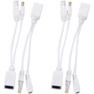 2x Pasif Ethernet Üzerinden Güç Poe Adaptör Enjektör + Ayırıcı Kit 5V 12V 24V 48V (Yurt Dışından)