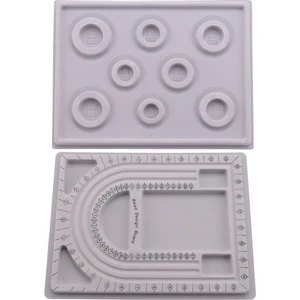 2 Adet Boncuk Tasarım Kurulu Bilezik Tasarım Kurulu Flok Boncuk Kurulu Kolye Boncuk Takı Organizatör Tepsi Dıy Takı Yapımı Tepsisi (Yurt Dışından)