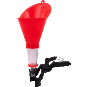 Motor Yağı Dolum Seti Ayarlanabilir Genişliğe Sahip Evrensel Yağ Hunisi Tutma Kelepçesi Çok Fonksiyonlu Yağ Dökme Aracı B (Yurt Dışından)