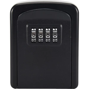 Tuş Kilidi Kutusu Duvara Monte 4 Haneli Şifreli Kilit Kutusu Ev Anahtar Hava Koşullarına Dayanıklı Güvenlik Anahtar Saklama Kilidi Kutusu Siyah (Yurt Dışından)