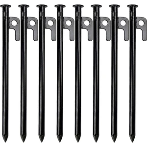 8 Paket Çadır Kazıkları Kamp Için Çadır Kazıkları Çelik Çadır Kazıkları, 40CM (Yurt Dışından)