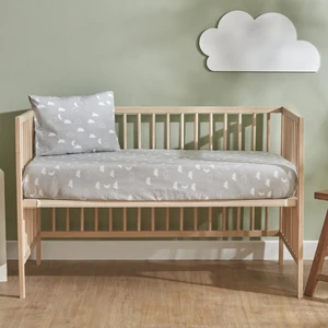 Karaca Home Bebek Cloudy Yastık Çarşaf Set Gri