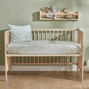 Karaca Home Bebek Cloudy Yastık Çarşaf Set Mint