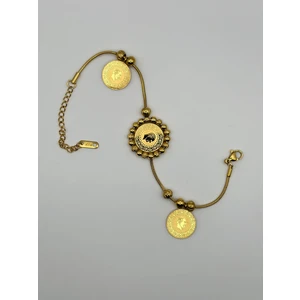 Arnes Jewelry Çelik Dorikalı Üç Çeyrekli Bileklik