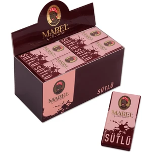 Mabel Çikolata 13,5g. Sütlü Tablet Kutu (36 Adet)